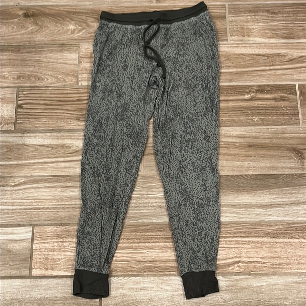 Alfani Gray and Black Pajamas with Comfortable Fit and Tapered Cuffs